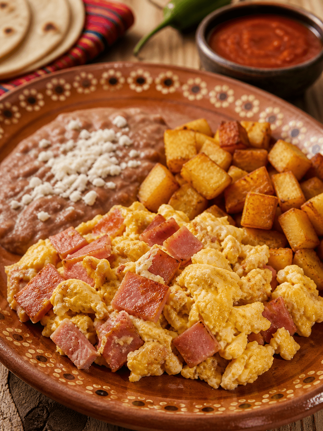 HAM AND EGGS